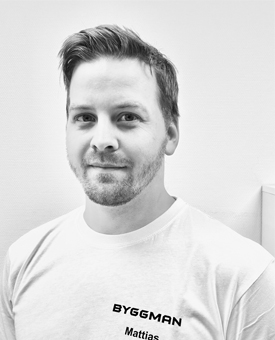 Mattias på Byggman